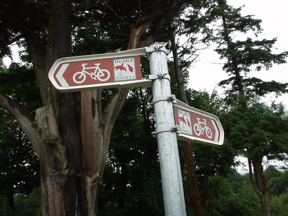 Cycle route sign-Beara